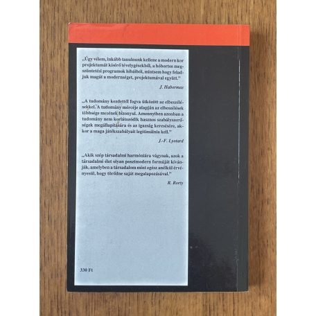 Jürgen Habermas – Jean-François Lyotard – Richard Rorty: A posztmodern állapot