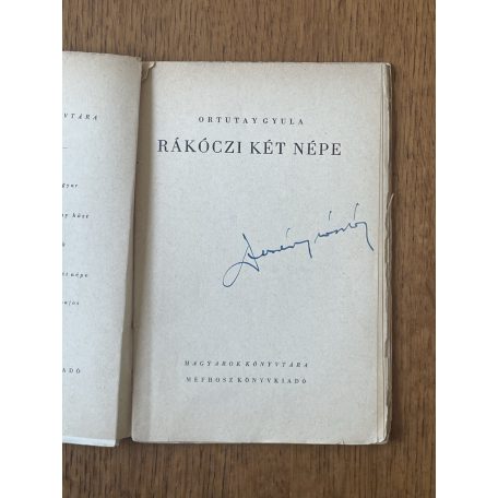 Ortutay Gyula: Rákóczi két népe