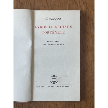 Hérodotos: Kyros és Kroisos története