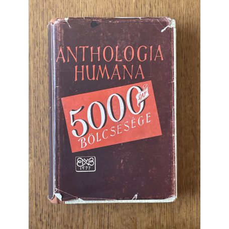 Hamvas Béla (szerk.): Anthologia humana