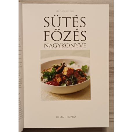 Sütés-főzés nagykönyve