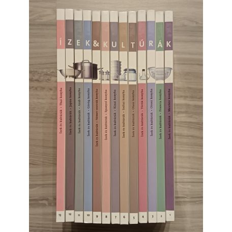 Ízek és kultúrák 1-13. kötet (Teljes)